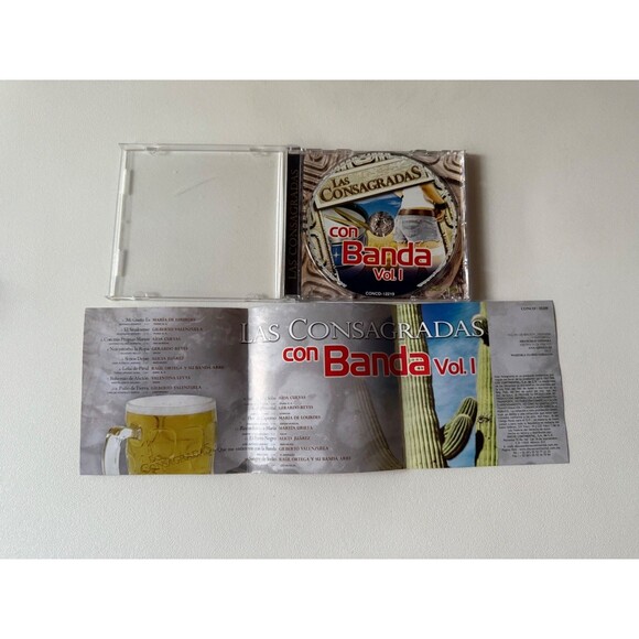 Various Artists Las Consagradas Con Banda Vol 1 CD Import Mexico Play Tested - Picture 5 of 6